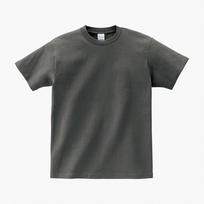 Printstar 日本 素面厚磅圓領 親膚 純棉素Tee 5.6oz【PS00085】, 深灰