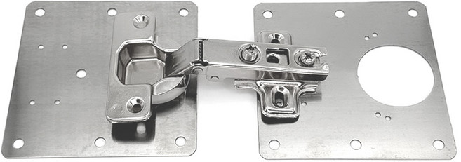 아이베란다 싱크 경첩 수리세트 보강판 댐퍼 댐핑 싱크대 장롱 유압식 아웃도어 플레이트, 1개, 댐퍼 아웃도어 플레이트 피스포함