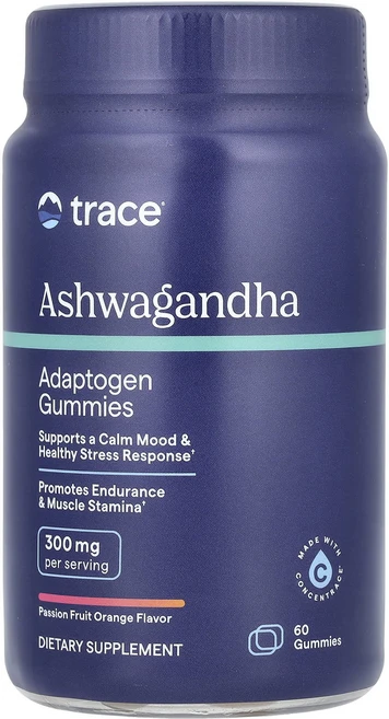 Trace 아슈와간다 아답토젠 구미젤리 패션프루트 오렌지 구미젤리 60개, Trace아슈와간다아답토젠구미젤리패션프루트오렌지구미젤리, 1개 - 쿠팡