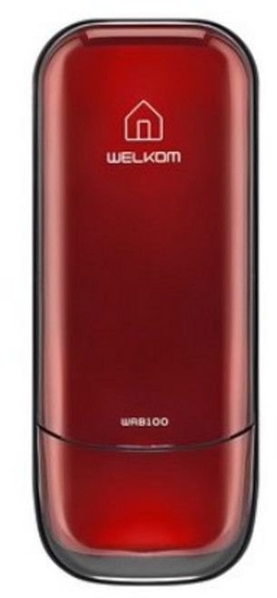 솔리티 웰콤 스마트 보조키 손잡이 없음 도어락 보조키 손잡이 없음 도어락 WRB-100, WRB 100(다크 레드), 고객직접설치