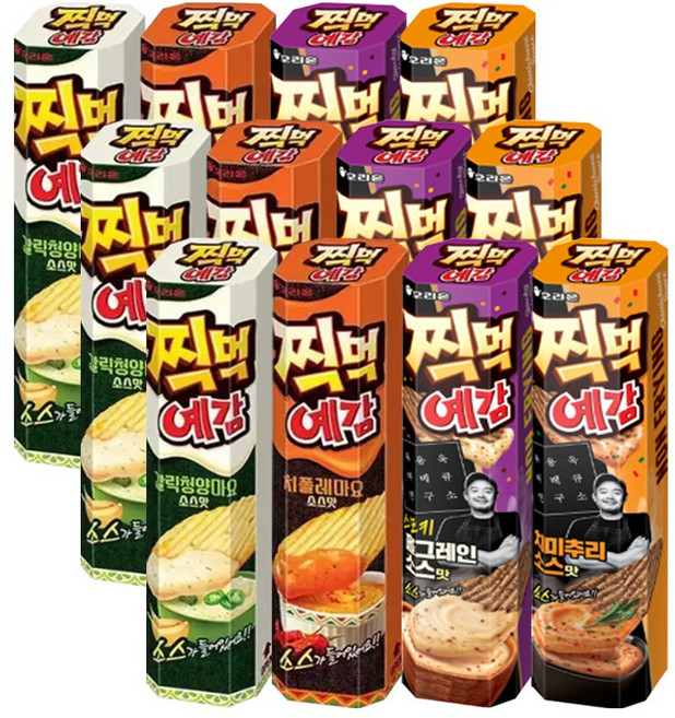 찍먹 예감 4종 갈릭청양마요+치폴레마요+홀그레인소스+치미추리소스, 3세트, 76g
