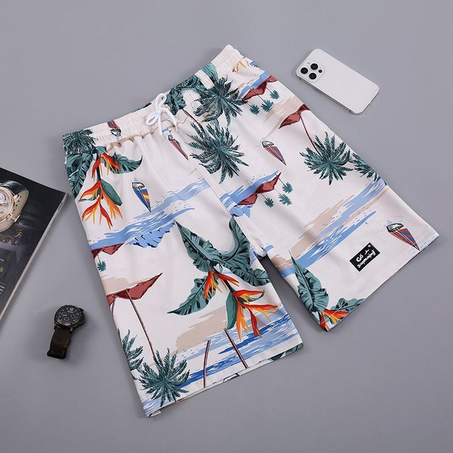 男士寬鬆速幹泳褲 2025新款專業游泳裝備沙灘褲泡溫泉