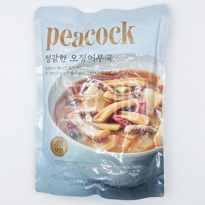 피코크 정갈한 오징어무국, 1개, 500g