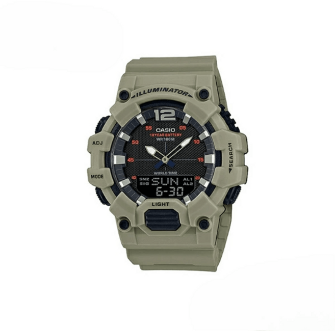 카시오 전자손목시계 남자 군인시계 치프카시오 아나디지 쿼츠시계