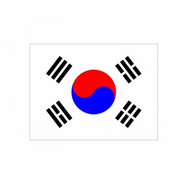 태극기 게양용 9호 30-45, 흰색, 1개