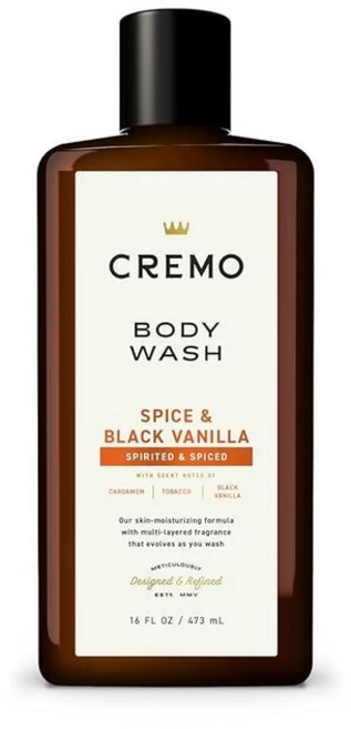 크레모 이탈리안 베레가못 바디워시 473ml, 스파이스 & 블랙 바닐라, 16액량 온스 (1팩) - 쿠팡