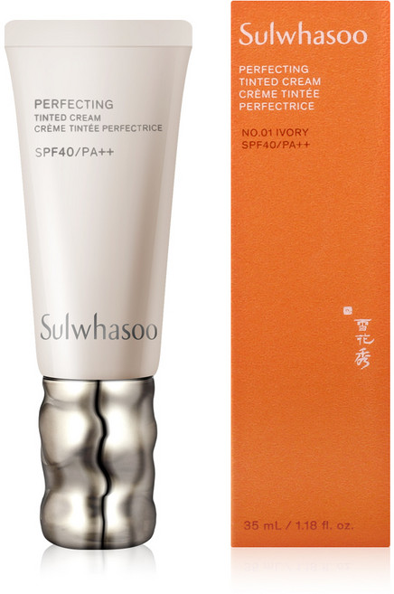 설화수 퍼펙팅 틴티드 크림 톤업 베이스 35ml 03호 샌드 밀착 커버 기초 화장품