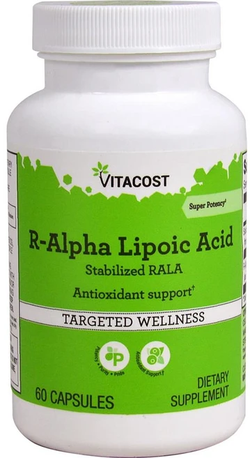 비타코스트 R-알파 리포산 210mg Vitacost R-Alpha Lipoic Acid 210 mg 60정, 1개 - 쿠팡