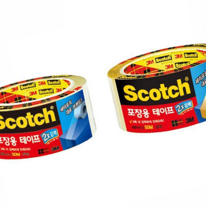 SEV 스카치 두배 강력한 포장용 테이프 3615R 박스테이프, 투명