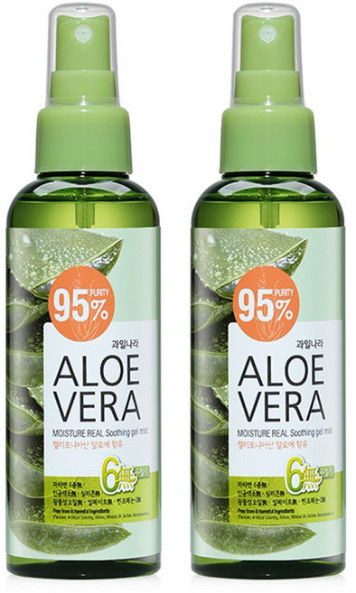 과일나라 알로에베라 모이스처 리얼 미스트, 100ml, 2개