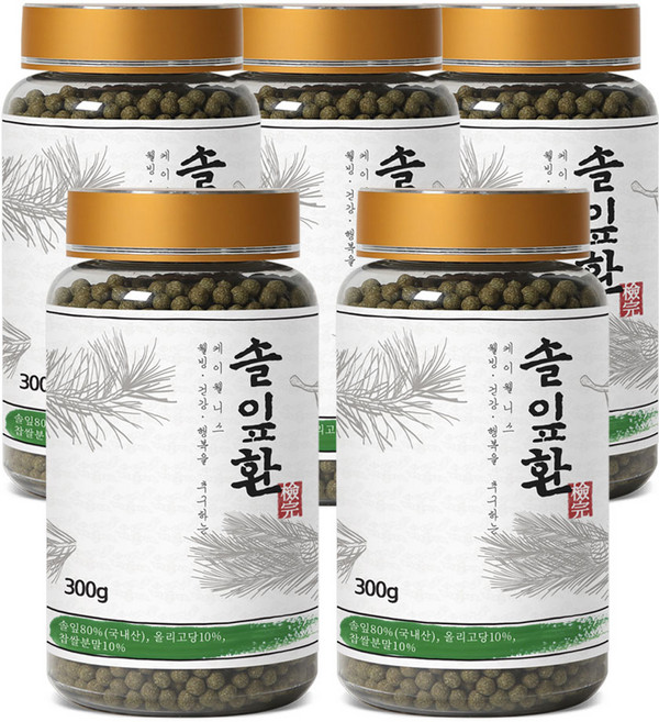케이웰니스 솔잎환, 5개, 300g