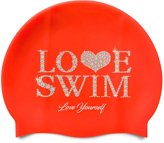 오호라스튜디오 링클 실리콘 수영모자, 블링스윔 코랄, 1개