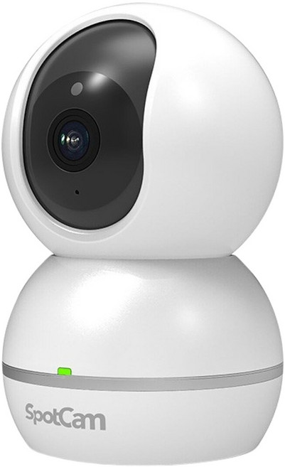 SpotCam Eva 2 可擺頭雲端無線wifi監視器 無死角自動人形追蹤 網路攝影機, 1個
