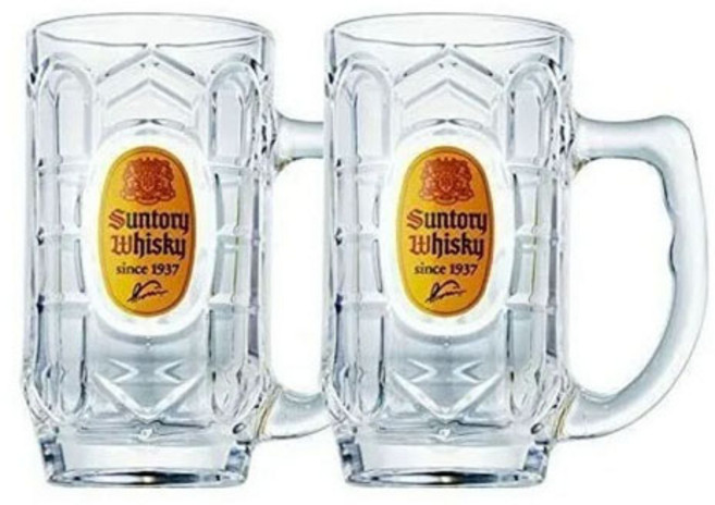 일본정품 하이볼잔 맥주잔, 2개