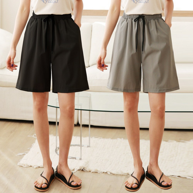 INDIO 애니진 여름 2개세트 빅사이즈 아이스 반바지 NSE3355