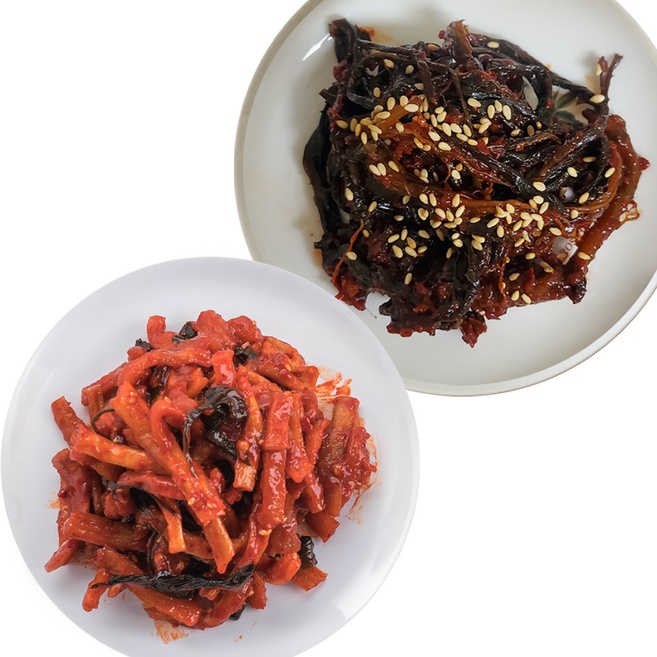 선미식가 감칠맛 고들빼기 무침 1kg + 무말랭이 무침 1kg, 1세트, 2kg