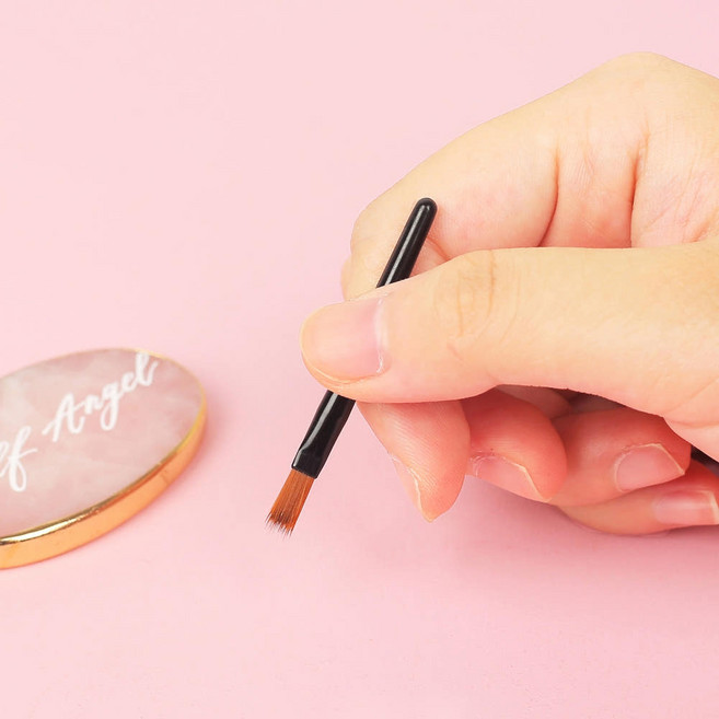 일회용 립브러쉬 휴대용 립스틱솔 립붓 50개입, 1개, 블랙-미니(50개입)