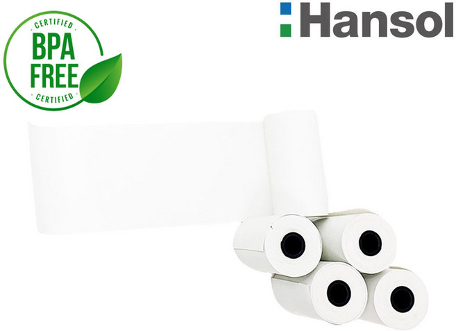 바이메리 감열지 한솔 57X30 무지 약관 포스용지 2인치용 포스영수증종이 PDA 휴대용 무선 단말기 타코메타 신용카드용지 BPA/BPS FREE/groce, 50롤