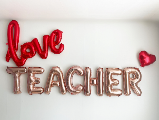 스승의날 풍선 포토존 세트 사랑해요 선생님 love teacher