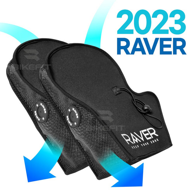 오토바이 여름토시 RAVER 토시 레이버 쿨토시 여름장갑 햇빛차단 메쉬 스쿠터 라버토시, 블랙