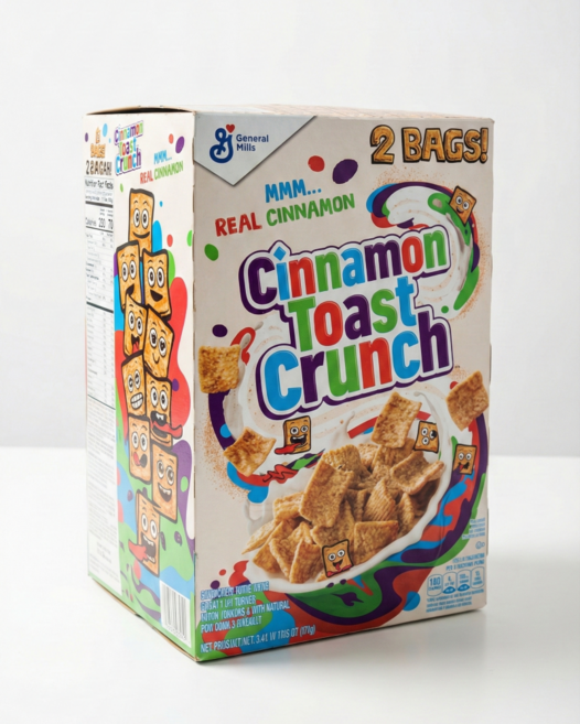 제너럴밀스 시나몬 토스트 크런치 시리얼, 702g, 2개
