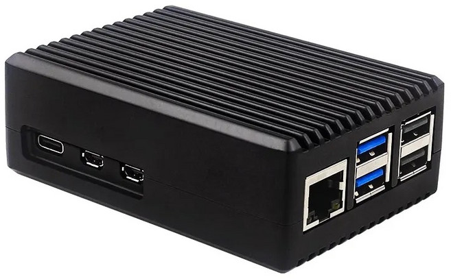 라즈베리 파이 5 무소음 방열 알루미늄 케이스[국내 재고 배송], 1개