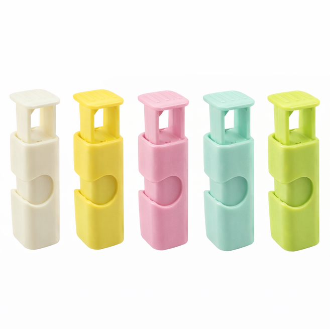 우후 1초 원터치 밀봉 클립, 5개, 혼합