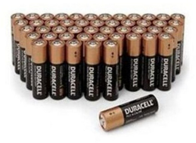 듀라셀 Duracell CopperTop AA 배터리 파워 부스트 성분 포함 40개 200498, 40 Count (Pack of 1)