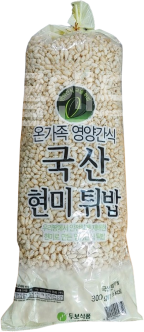 국산 현미 튀밥, 1개, 300g