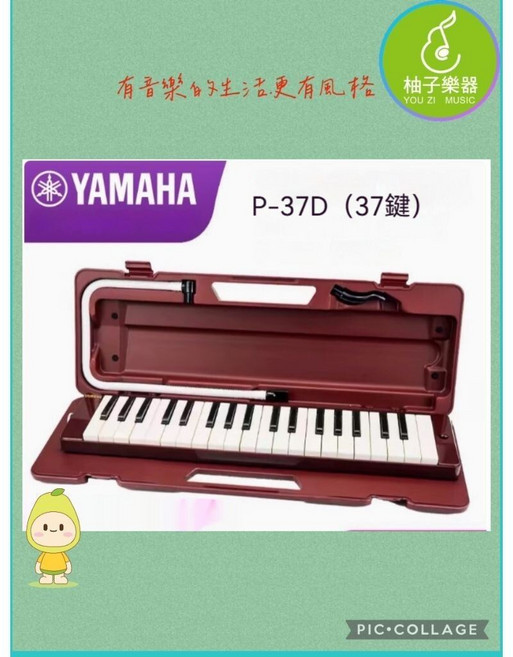 YAMAHA P-37D 37鍵口風琴, 1個