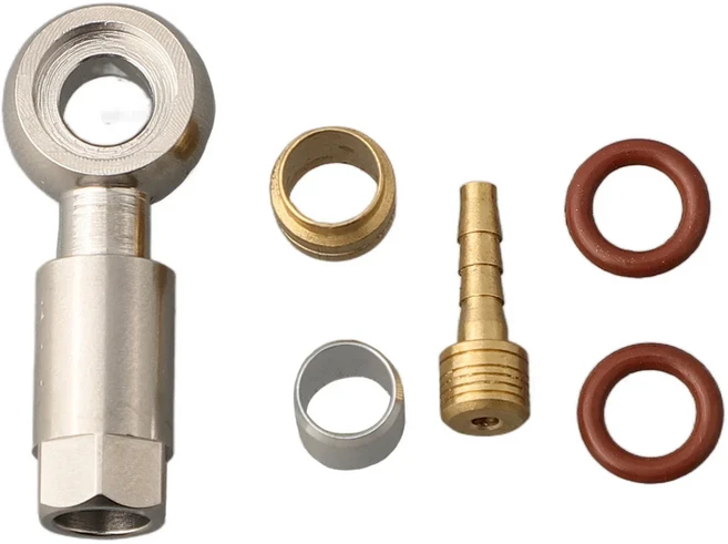 호환 1세트 자전거 유압 호스 피팅 삽입 벤조 (마구라 MT4 MT6 MT8 MT5 MT7 메탈 자전거 사이클링 브레이크, 01 CHINA, 01 A