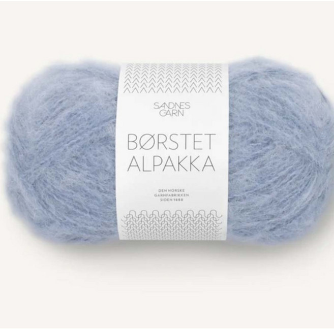 Sandnes Garn 산네스간 보스텟 알파카 6032 블루수국, 1개
