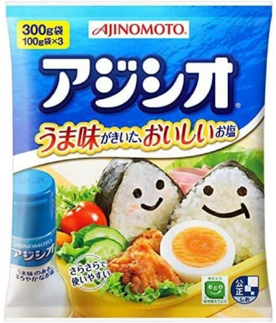 아지노모토 아지시오 맛소금 300g(100g×3) 일본식자재