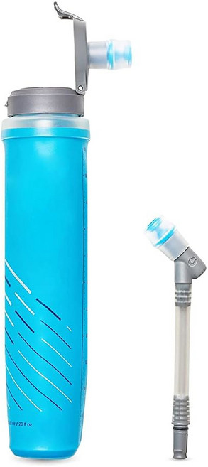 하이드라팩 울트라플라스크 속도(500ml 또는 600ml) - 쉽게 열 수 있는 캡이 수분 조끼 및 러닝 팩용 접이식 소프트 플라스크 물병, 5 600ml Speed, 1개