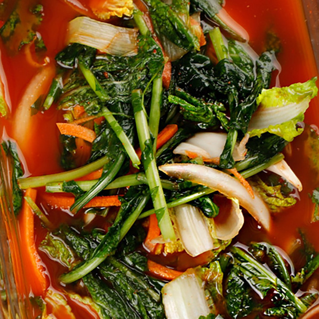 [당일제조]국내산 100% 시원한 전라도 열무 얼갈이 물김치, 1개, 3kg