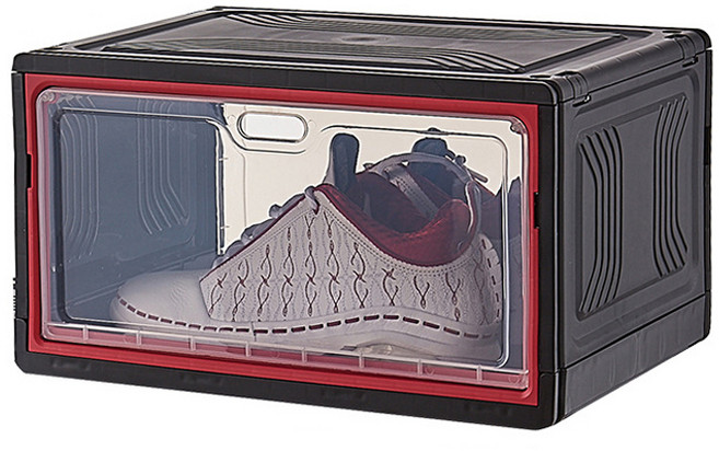 라온 슈케이스 슈박스 신발정리함 보관함 신발장, 블랙, 1개