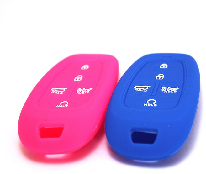 현대 소나타 DN8 더뉴그랜저 5버튼 키케이스 키홀더 실리콘, 블루