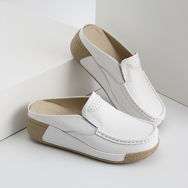 잭앤질 여성용 소가죽 슬립온 뮬 JA2160