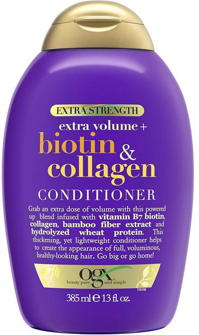 오지엑스 엑스트라 스트랭스 볼륨 비오틴 콜라겐 띡 풀헤어 린스, 385ml, 1개