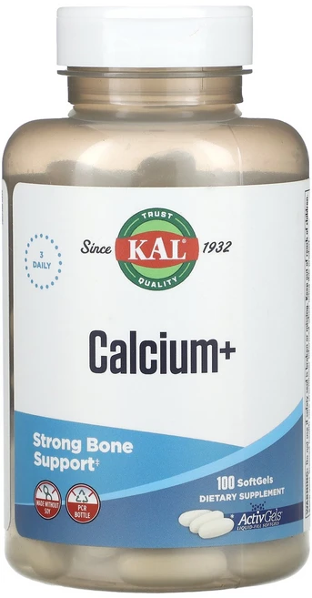 KAL 칼슘+ 소프트젤 100정 KAL (칼), 1개 - 쿠팡