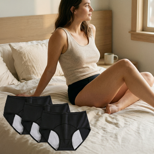 에클라 철벽 샘 방지 수면 생리팬티 위생팬티 3P