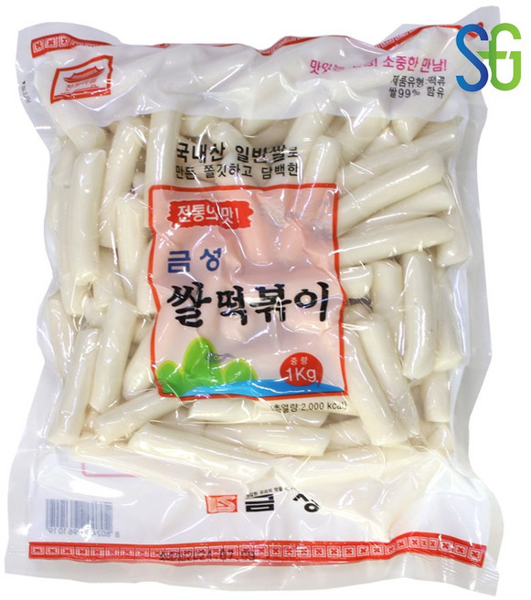 금성제면 국내산쌀로 만든 쌀떡볶이 떡 1kg 맛있는 떡볶이, 1개