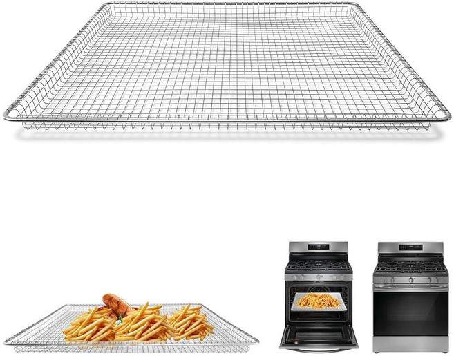 GWYXC Frigidaire FRIGPEREAFT용 에어 프라이어 바스켓 교체품 76.2cm(30인치) 범위 및 벽 오븐용 46.7 x 38.6cm(18.5 15.25인치)