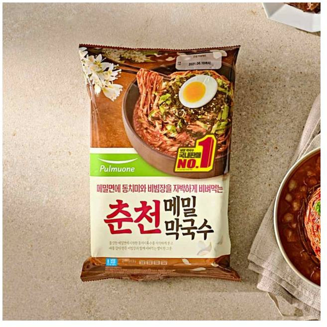 풀무원 춘천식 메밀막국수 2인분 513g, 1개, 상세설명참조