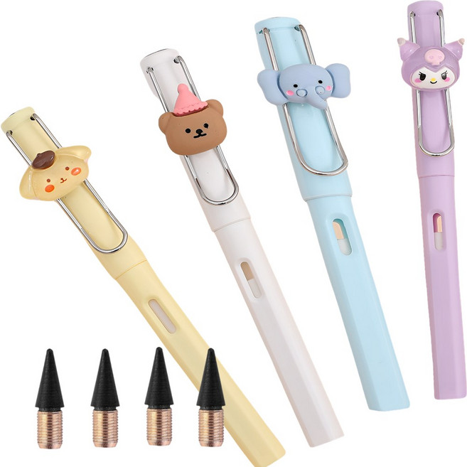 꿈보 케릭터 무한 연필 4p, 코끼리친구들 4P