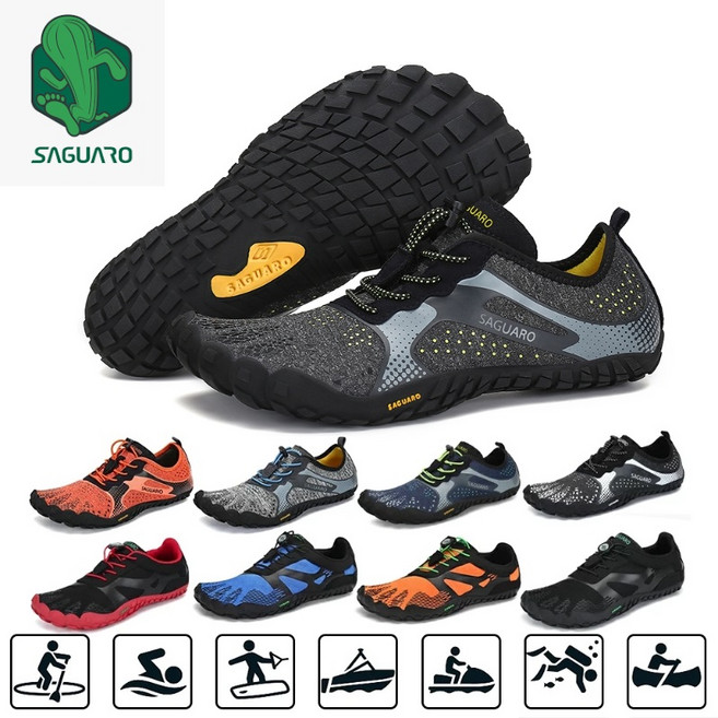 사구아로 SAGUARO 베어 풋 러닝 슈즈 통기성 피트니스 휴대용 유연 초경량