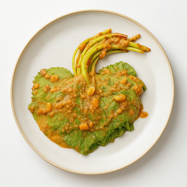 담찬 머위된장무침 쌉쌀한 맛 밥도둑 반찬, 1개, 500g