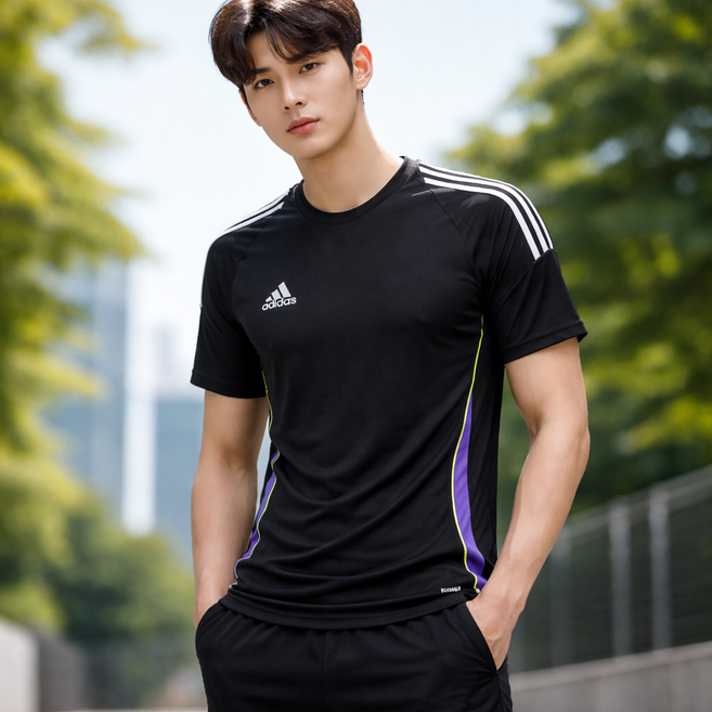 아디다스 티로24 저지 기능성 트레이닝 반팔 티셔츠