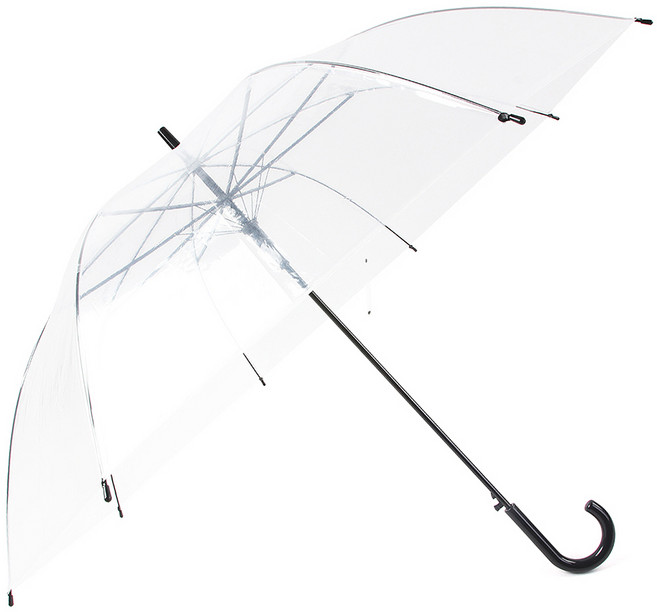투명 장우산 초대형 튼튼한 비닐 우산 강풍 방지 70cm