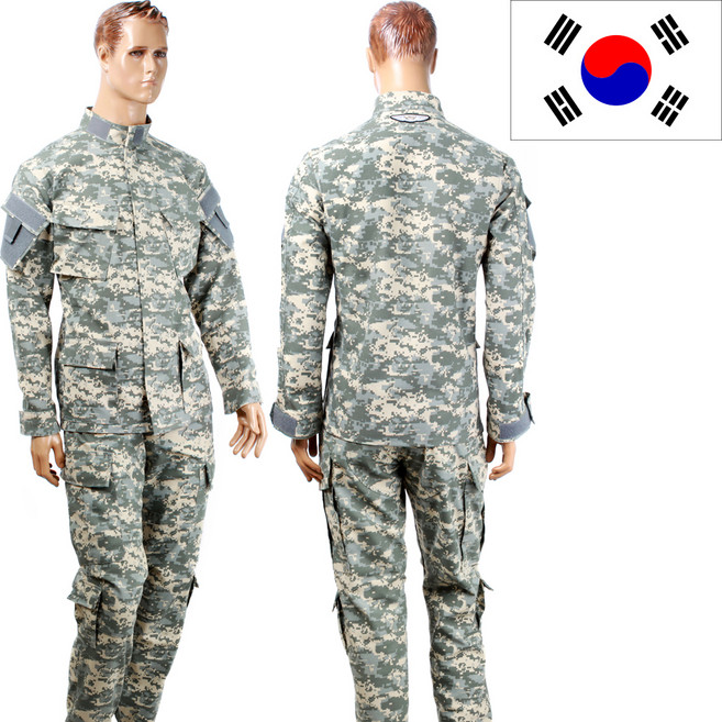 국산 어택존 밀리터리 군복 세트 ACU